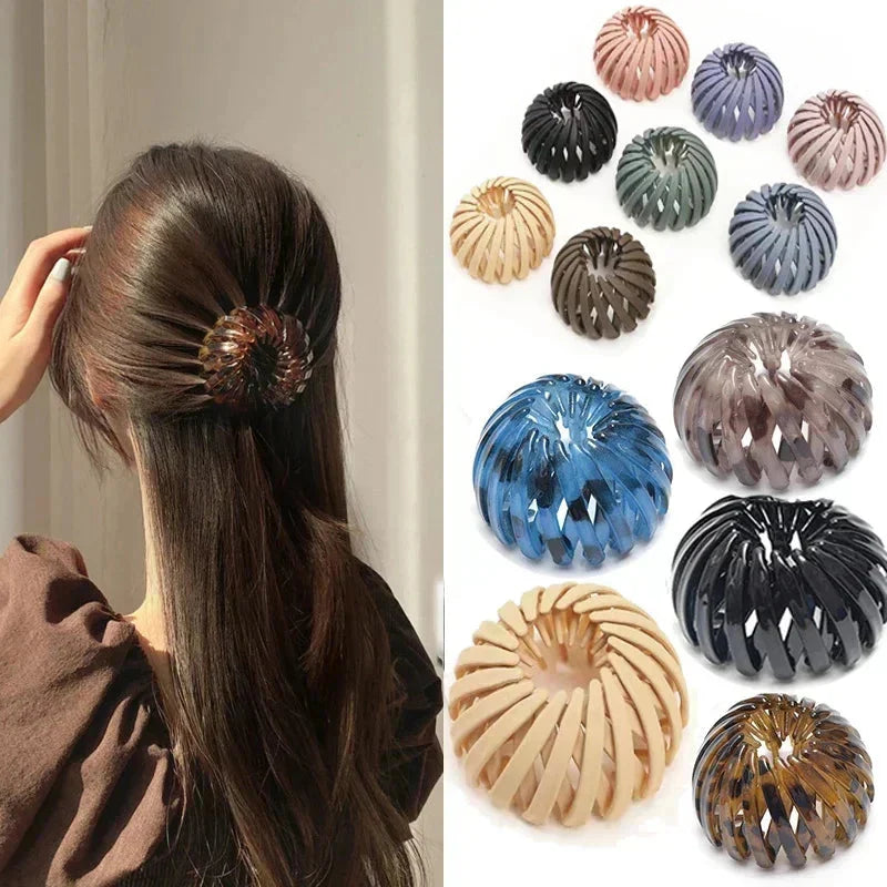 Bird Nest Shaped Ponytail Hair Clip β Magic Lazy Braider Hairpin for Women